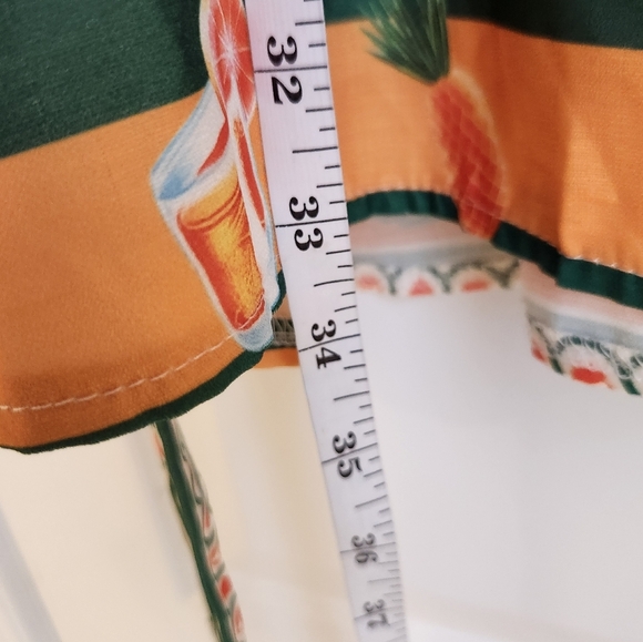 Women's Sunday Up Mini Button Dress Beach Paradise Multicolor Size M #V541 - Picture 7 of 7